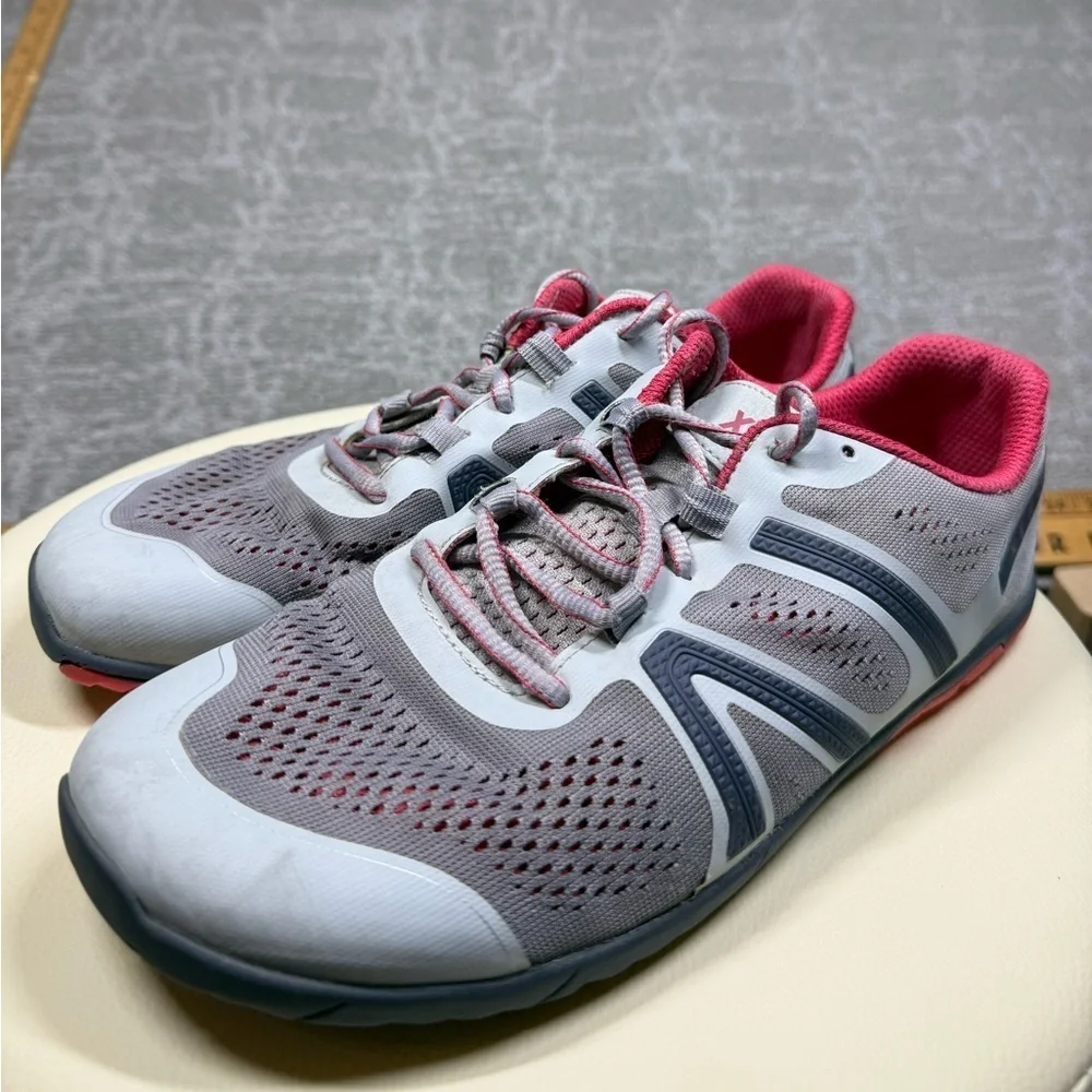 Xero Gray Pink Minimalist Barefoot Lace Up Running Active Sneaker Size 11